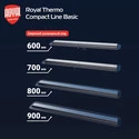Трап Royal Thermo Compact Line Basic 60 см RT_1583526 (под плитку), Цвет производителя: чёрный, Размер трапа: 600 - фото 3