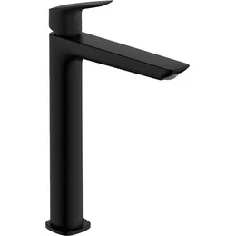 Смеситель для раковины высокий Hansgrohe Logis 71257670, чёрный матовый - фото 