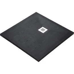 Поддон каменный WasserKraft Dill 90х90 см 61T03, чёрный матовый - фото 