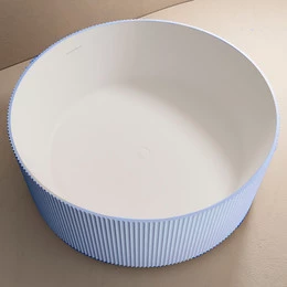 Ванна отдельностоящая Abber Stein 150x150 см AS9679Blau, голубой - фото 