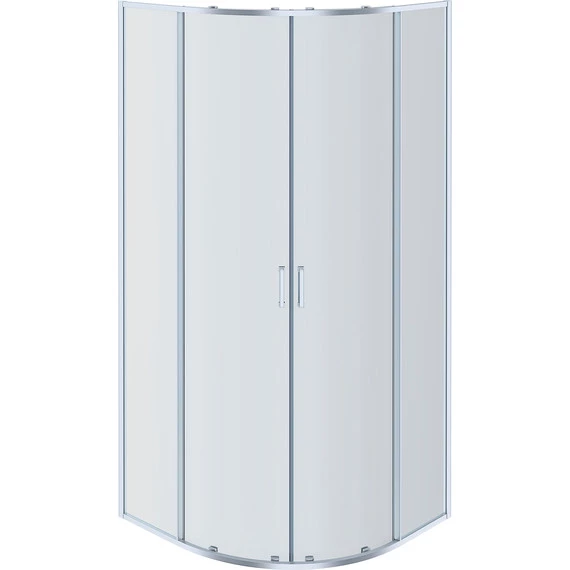 Душевое ограждение Aquatek 80x80 см AQ ARI RO 08020CH, хром/прозрачное - фото 
