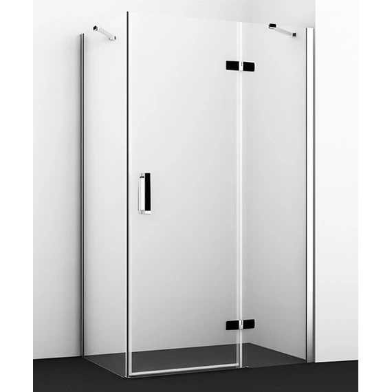 Душевое ограждение WasserKraft Aller 120х80 см R 10H06RBLACK, чёрный/прозрачное - фото 