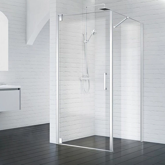 Душевое ограждение BelBagno 80х80 см MARMI-A-1-80-C-Cr (стекло 8 мм) хром/прозрачное - фото 