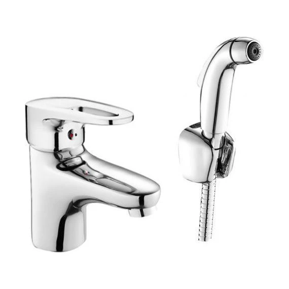 Смеситель для раковины с лейкой для биде Haiba HB1268 - фото 