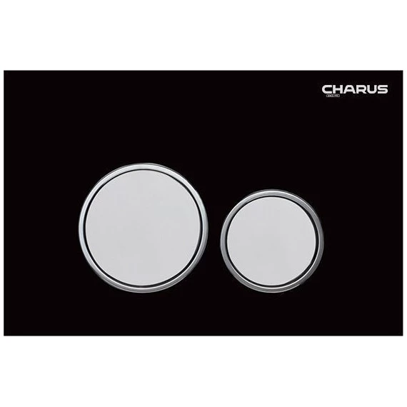 Кнопка смыва Charus Bagliore FP.330.BLACK.10, чёрный бархат - фото 