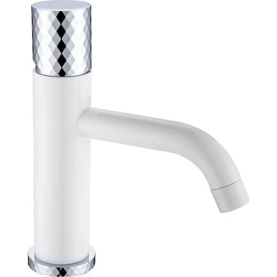 Смеситель для раковины Boheme Stick 121-WCR, white chrome, Цвет производителя: white chrome - фото 