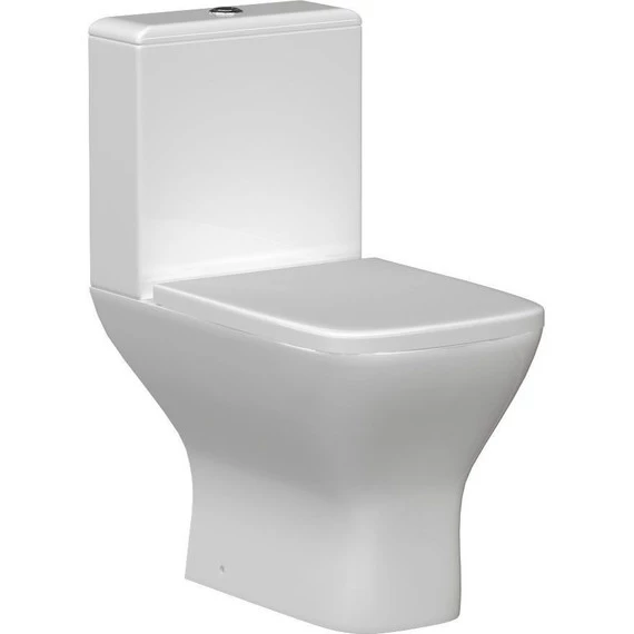 Унитаз-компакт безободковый Тритон Astro 2355 с крышкой микролифт - фото 