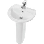 Раковина подвесная Sanita Аттика 55 см WB.PD/Attica/55-C/WHT.G/S1 - фото 