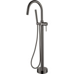 Смеситель для ванны Boheme UNO 469-GM, gun metal - фото 