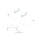 Ванна акриловая Cezares Plane Mini 170x75 см PLANE MINI-170-75-42, Размер - мм: 1700х750 - фото 5