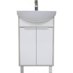 Тумба напольная с раковиной Акватон Рико 50 см 1A2124K1RIB90, белый/ясень - фото 