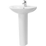 Раковина подвесная Sanita Аттика 48 см WB.PD/Attica/48-C/WHT.G/S1 - фото 