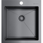 Смеситель для кухни Omoikiri Hotaru-GM-WH 4994053, вороненая сталь/белый - фото 3