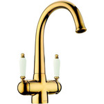 Смеситель для кухни Omoikiri Okinawa-2-G 4994253, золото - фото 