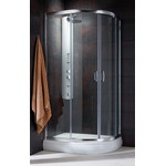 Душевое ограждение Radaway Premium Plus E 90х80х190 см, хром/прозрачное - фото 