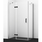 Душевое ограждение WasserKraft Aller 120х80 см L 10H06LBLACK, чёрный/прозрачное - фото 