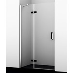 Душевая дверь WasserKraft Aller 120 см L 10H05LBLACK, чёрный/прозрачное - фото 