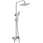 Душевое ограждение WasserKraft Weser 90х90 см 78F03, хром/прозрачное - фото 2