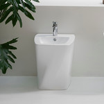 Унитаз приставной безободковый Azzurra Hera HEVCTPE00000BI с тонкой крышкой микролифт - фото 2