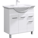 Тумба напольная с раковиной Aqwella Корсика 85 см KOR0108 - фото 