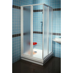 Душевое ограждение Ravak Supernova SRV2-S+SRV2-S 100x100 см 14VA01O2ZG белый/матовое - фото 