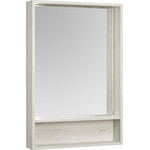 Зеркало-шкаф Акватон Флай 60 см 1A237602FA860, дуб крафт - фото 