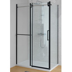 Душевое ограждение Kolpa-San Virgo TK 120х80 см, черный/прозрачное - фото 
