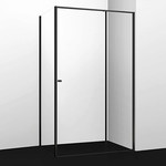 Душевое ограждение WasserKraft Dill 120х90 см 61S07, чёрный/прозрачное - фото 