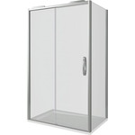 Душевое ограждение Bas Antares WTW+SP C-CH 140х90 см (стекло 8 мм) хром/прозрачное - фото 