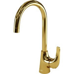 Смеситель для ванны WasserKraft Sauer 7101, золото - фото 3