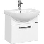 Пенал подвесной Акватон Ария М 34 см с корзиной 1A124403AA010 - фото 2