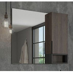 Пенал подвесной Comforty Франкфурт 40 см, дуб шоколадно-коричневый - фото 7