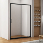 Душевая дверь Aquanet Pleasure AE60-N-140H200U-BT 140 см (стекло 8 мм), чёрный/прозрачное - фото 