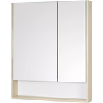 Тумба подвесная с раковиной Акватон Сканди 70 см 1A2518K0SDB20, белый/дуб верона - фото 2