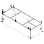 Ванна акриловая Cezares Piave 150x70 см PIAVE-150-70-42, Размер - мм: 1500х700 - фото 3