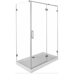 Душевое ограждение Aquanet Beta NWD1231 140х80 см (стекло 8 мм), хром/прозрачное L - фото 