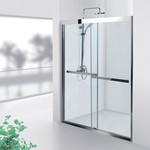 Душевая дверь Aquanet Delta NPD6122 150 см (стекло 8 мм), хром/прозрачное - фото 