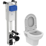 Инсталляция Ideal Standard ProSys Eco Frame M с подвесным безободковым унитазом Exacto X022601 - фото 