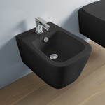 Унитаз подвесной безободковый ArtCeram A16 ASV003 17 00, чёрный матовый, Цвет производителя: чёрный матовый - фото 2