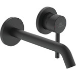 Смеситель для раковины настенный Ideal Standard Silk Black Ceraline A6938XG, черный матовый - фото 