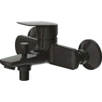 Смеситель для раковины высокий Bravat Rhein F1429564BW-A-ENG, черный матовый, Цвет производителя: чёрный матовый - фото 2