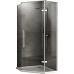 Душевое ограждение Abber Ewiges Wasser 80х80 см AG05080, хром/прозрачное - фото 