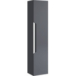 Тумба подвесная с раковиной Aqwella Cube 90 см CUB0109GR, серый, Цвет фасада: серый - фото 5