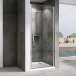 Душевая дверь Abber Sonnenstrand 90 см AG04090, хром/прозрачное - фото 