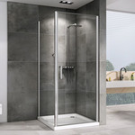 Душевое ограждение Abber Sonnenstrand 60х100 см AG04060-S100, хром/прозрачное - фото 