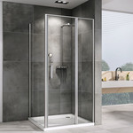 Душевое ограждение Abber Sonnenstrand 110х70 см AG04110S-S70, хром/прозрачное - фото 