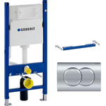 Инсталляция для подвесного унитаза Geberit Duofix Delta 458.149.21.1 - фото 