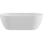 Ванна отдельностоящая Cezares Stylus 160x80 см CZR-STYLUS-160-80-54-SSB, белый матовый - фото 