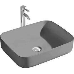 Раковина-чаша Aquatek Вега 50 см AQ5515-MG, серый матовый - фото 