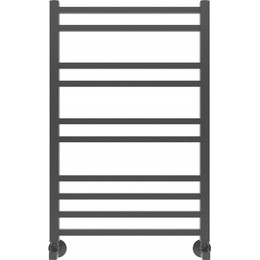 Полотенцесушитель водяной Aquatek Альтаир П10 500х800 мм AQ KK1080BL, чёрный муар - фото 